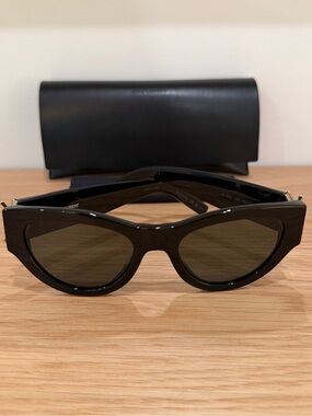 Saint Laurent SL M94 Black Cat-Eye Sunglasses